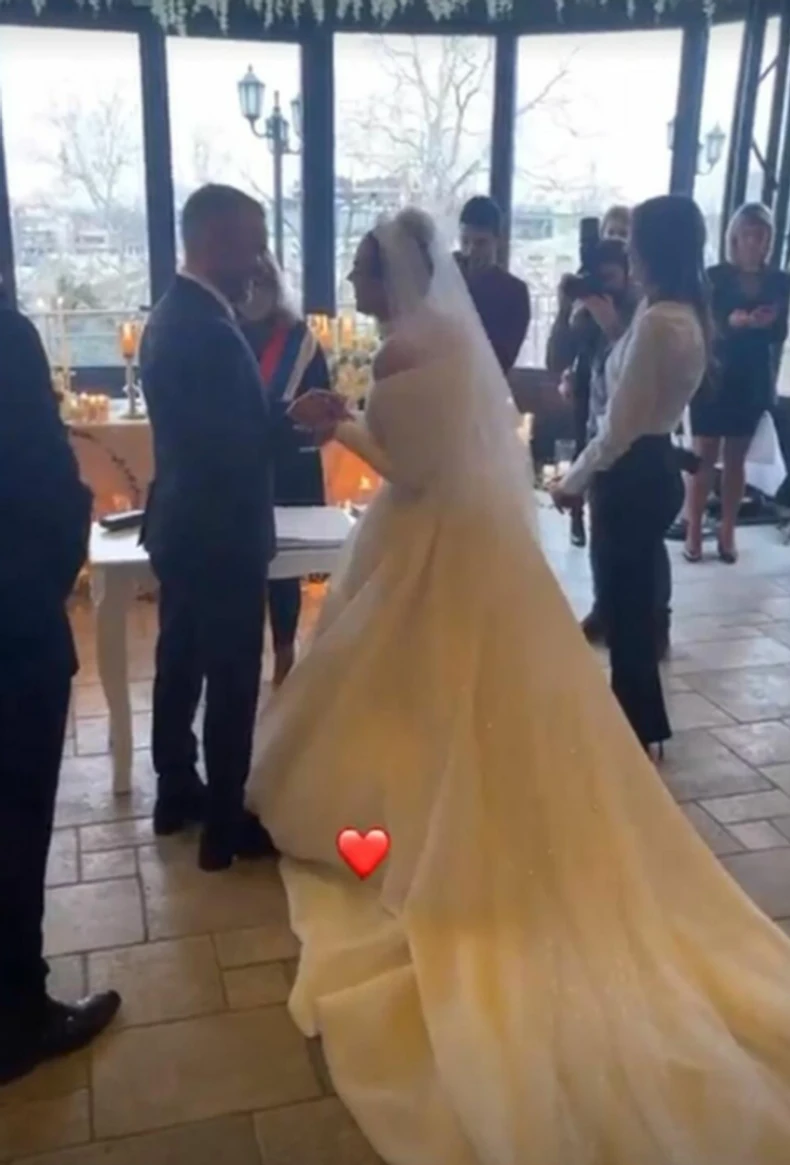 Sofija Rajović sa venčanja