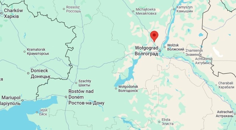 Kotłubań leży na północny zachód od Wołgogradu