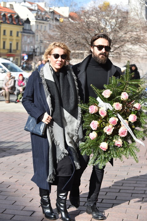 Katarzyna Warnke i Piotr Stramowski