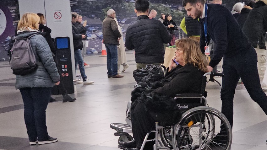 Vesna Čipčić na aerodromu