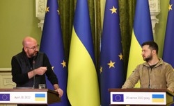 Michel przyjechał do Kijowa. Rozmawiał z Zełenskim o sankcjach przeciwko Rosji