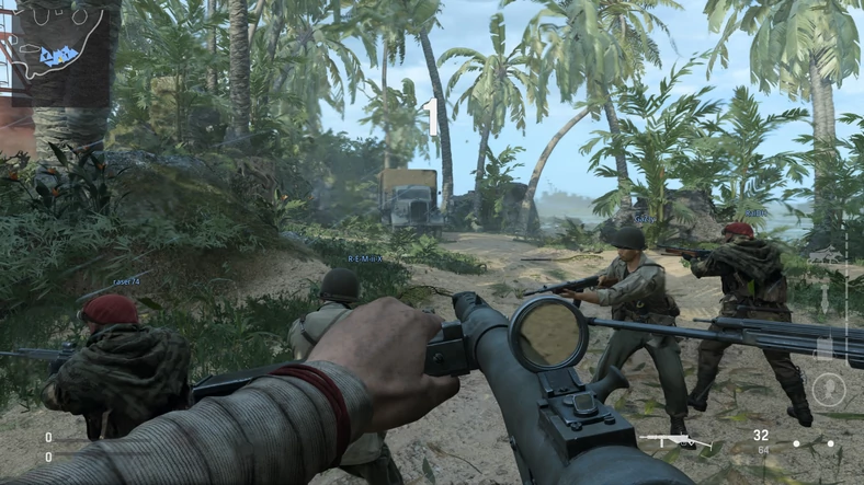 Call of Duty: Vanguard - screenshot z wersji Beta na PS5 (tryb 120 FPS)