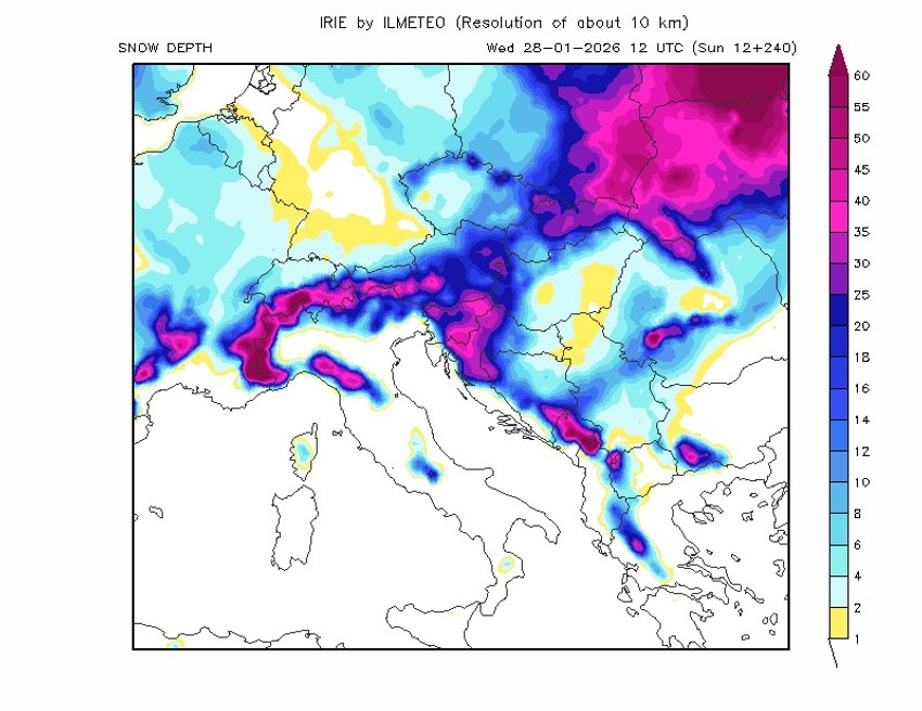 Modeli se još nisu uskladili, a pojedini najavljuju sneg