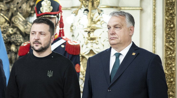 Volodimir Zelenszkij úgy véli Orbán Viktor „nagyon veszélyes játékot játszik” / Fotó: MTI/Miniszterelnöki Sajtóiroda/Fischer Zoltán
