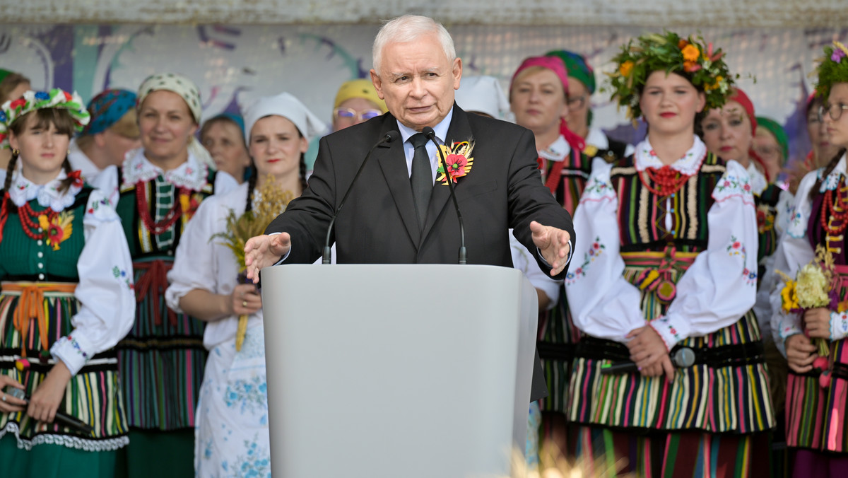 Wpadka Jarosława Kaczyńskiego. W TVP Info szybko poprawili słowa szefa PiS
