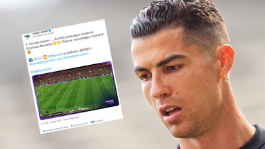 Kibice okazali wsparcie Cristiano Ronaldo. Piękny gest [WIDEO]