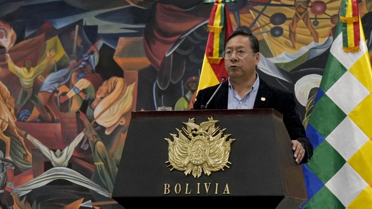 Bolívijský prezident Luis Arce.