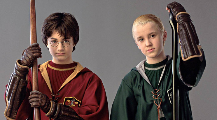 A Jó és a Rossz Daniel Radcliffe és Tom Felton a Harry Potter fő alakjai (Fotó RAS-archív)