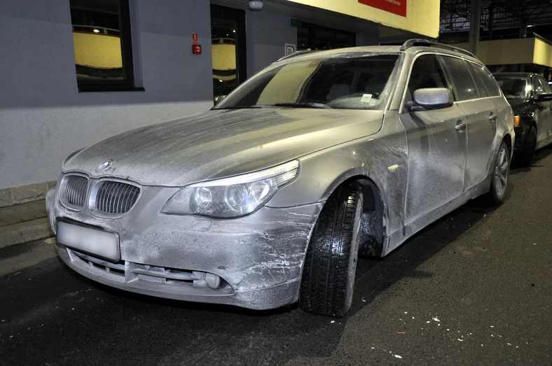 BMW serii 5 Touring odzyskane przez strażników