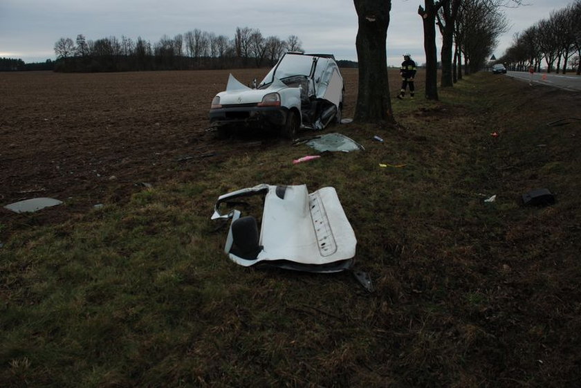 Straszny wypadek pod Cieszkowem