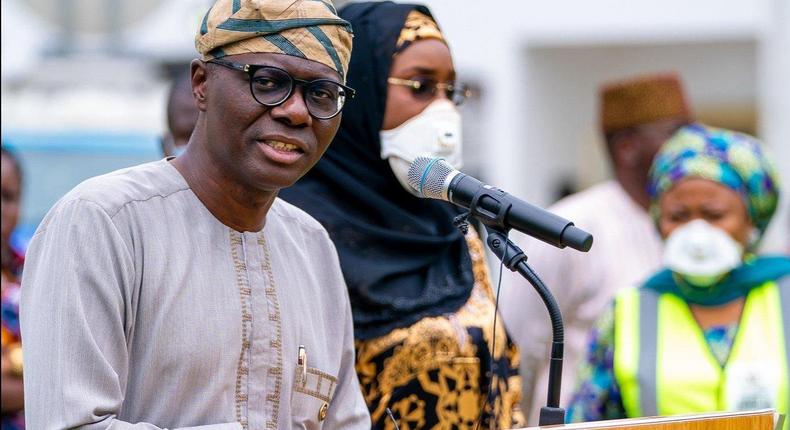 Lagos state Governor, Babajide Sanwo-Olu. [Twitter/@JideSanwoOlu]