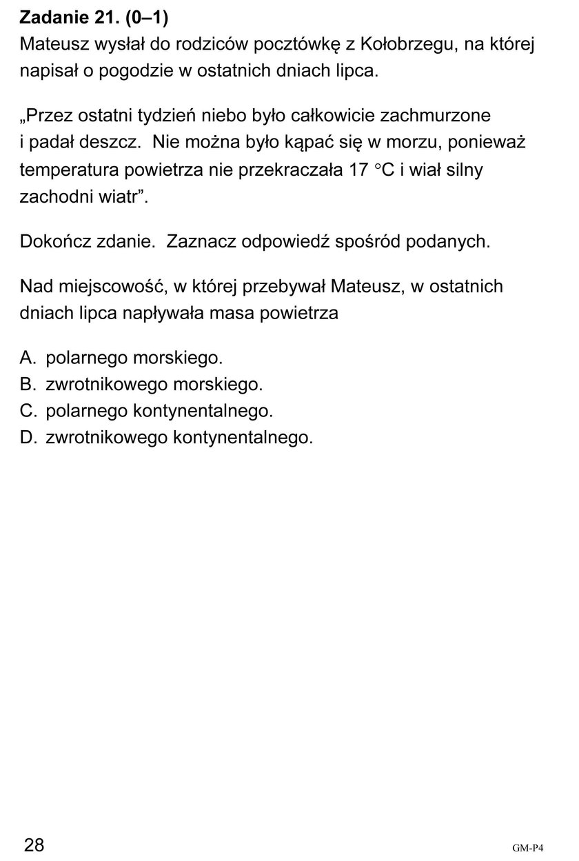 Egzamin Gimnazjalny 2018: Część matematyczno-przyrodnicza. Odpowiedzi i Arkusze CKE