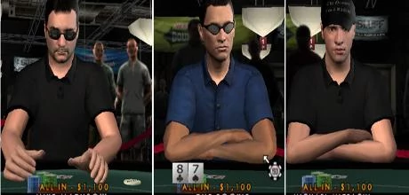 Screen z gry "World Series of Poker 2008: Battle for the Bracelets"