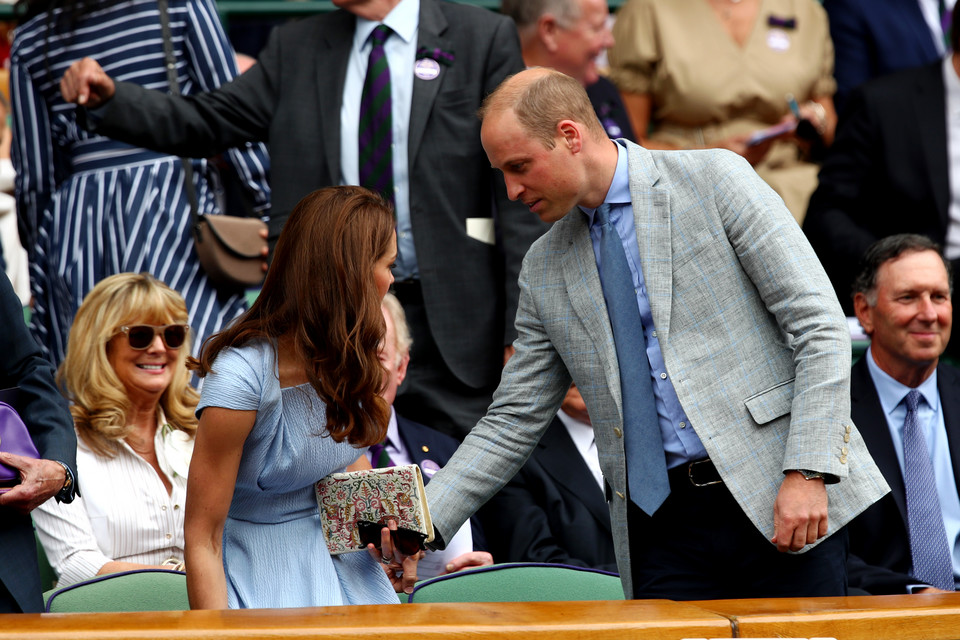 Księżna Kate i książę William na Wimbledonie