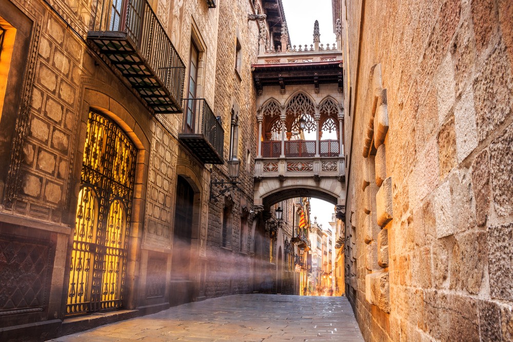 Barri Gotic je najstaršia štvrť Barcelony.