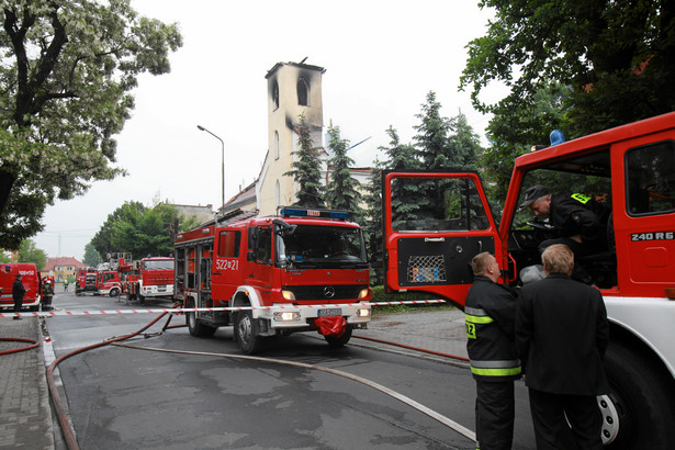 Spłonął zabytkowy kościół