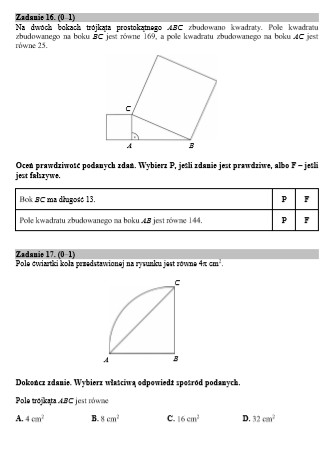 Egzamin gimnazjalny 2019. Matematyka. Arkusze i odpowiedzi - Wiadomości