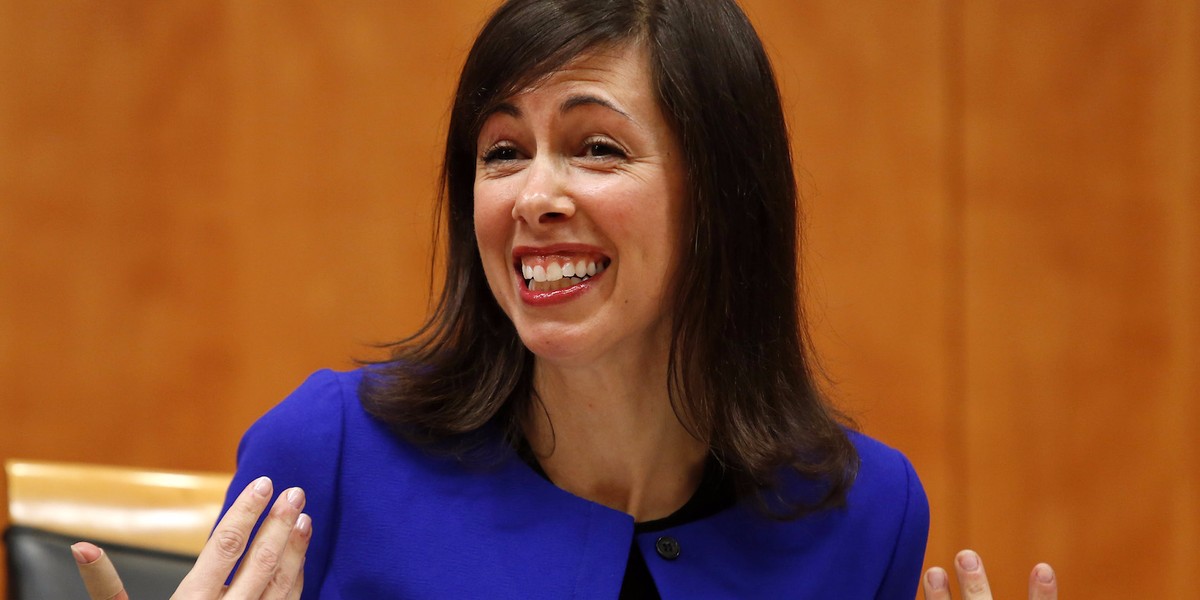 FCC commissioner, Jessica Rosenworcel.