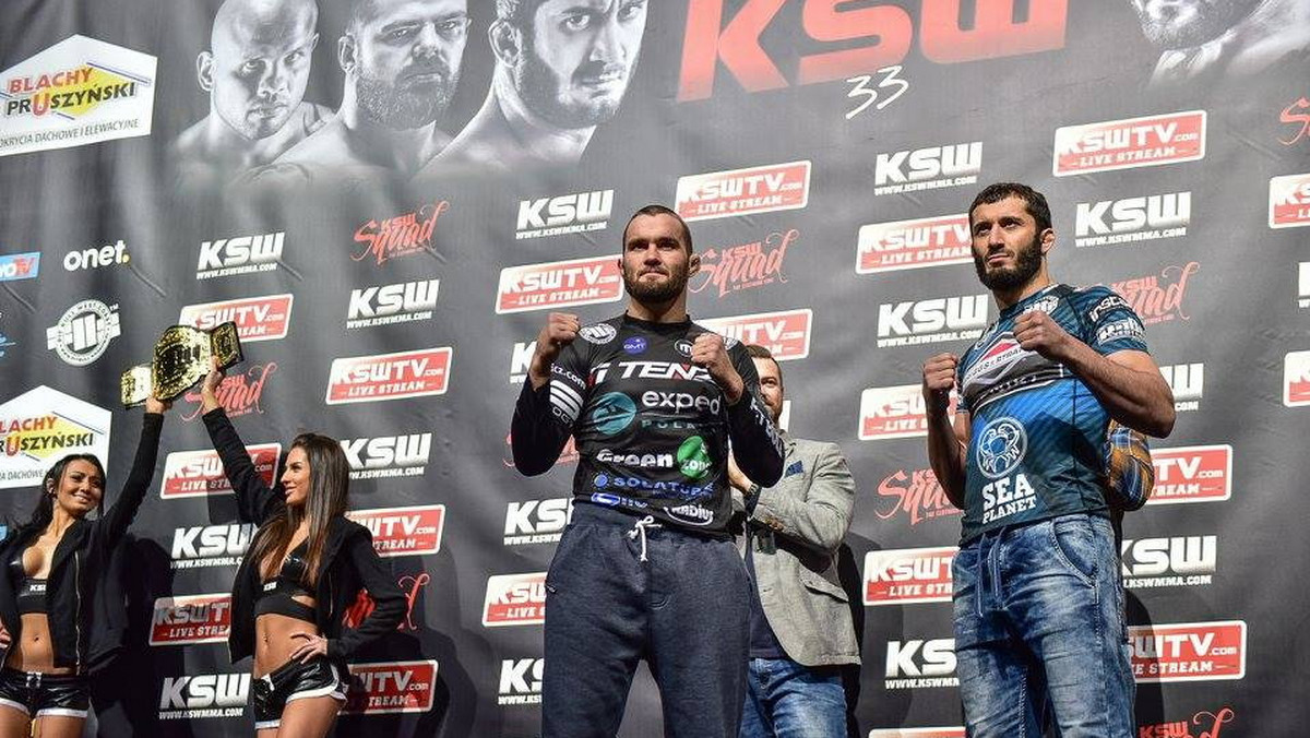 Gala KSW 33 "Chalidow vs Materla" już w najbliższą sobotę, 28 listopada w Krakowie. Największa polska federacja MMA po raz drugi zawita do Tauron Areny, odbędzie się dziewięć kolejnych walk pod sztandarem KSW. W klatce zawalczą m.in. Mamed Chalidow, Michał Materla, Karol Bedorf, Artur Sowiński i Anzor Ażijew. W ramach przypomnienia przed sobotnią galą KSW 33 "Chalidow vs Materla" publikujemy pełną kartę walk tego wydarzenia.