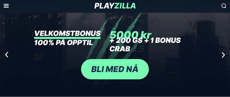 Playzilla  Casino