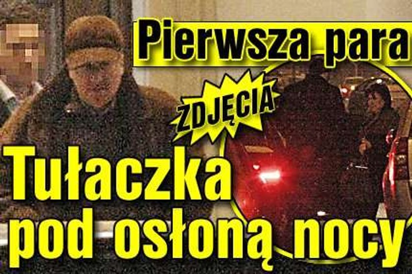 Wieczorne wędrówki Komorowskich po mieście