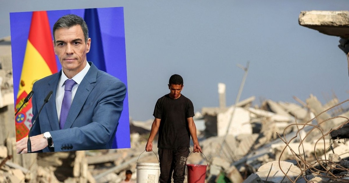 Premier Hiszpanii punktuje Unię Europejską. Chodzi o Strefę Gazy