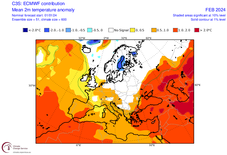 Luty nie przyniesie w Polsce wysokich temperatur