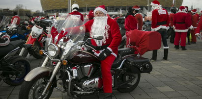 Mikołaje na motocyklach zachwyciły Trójmiasto. Ale był jeden zgrzyt!