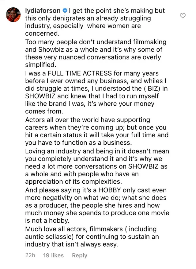 Lydia Forson takes on Selassie Ibrahim for 'insulting' Ghanaian full-time  actors | Pulse Ghana