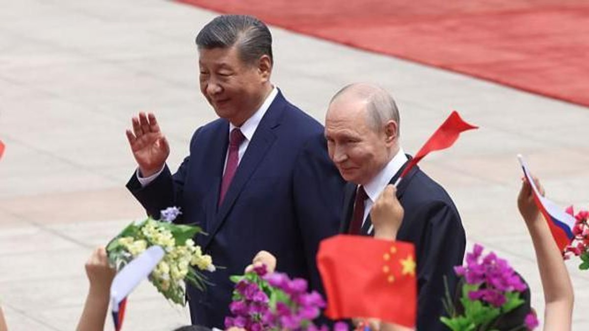 Predsednici Kine i Rusije, Si Đinping i Vladimir Putin | Foto: Getty Images