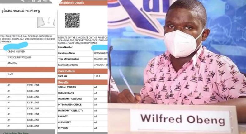 WASSCE graduate gets 8As in 2020 after another 8As in 2019 as a private candidate