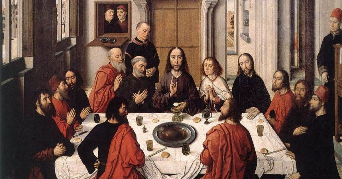 Tajemnica Ostatniej Wieczerzy. Dla apostołów to miała być Pascha jak co roku. Jezus nadał jej nowe znaczenie