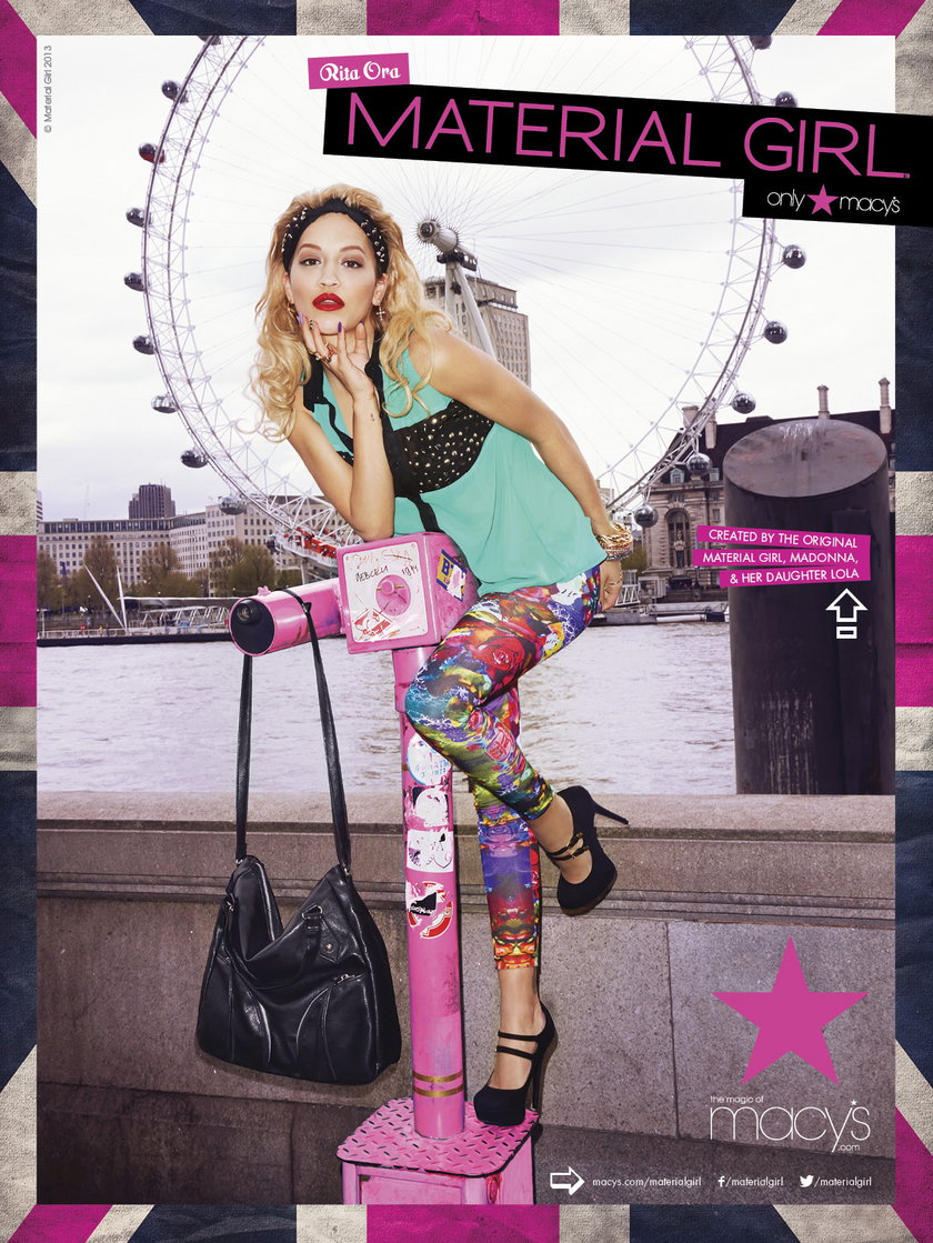 Rita Ora w kampanii marki Material Girl