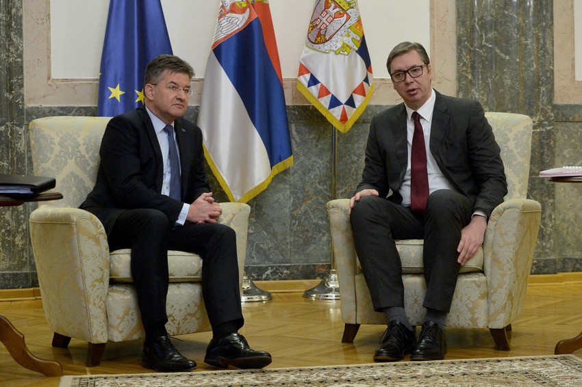 Miroslav Lajčak i Aleksandar Vučić