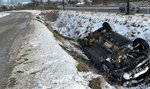 Auto dachowało. Kiedy na miejsce przyjechali ratownicy, oniemieli. Tego widoku się nie spodziewali!