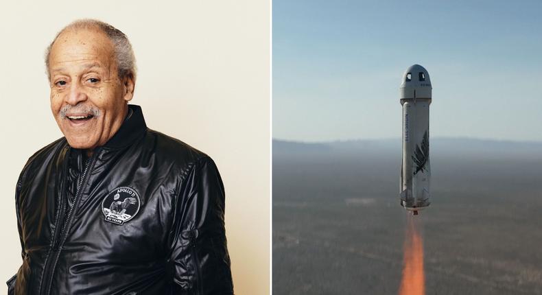 Ed Dwight, a former Air Force pilot who was the first Black astronaut candidate, will be a part of Blue Origin's 25th mission to space aboard the New Shepard rocket.Robby Klein/Contour by Getty Images and Blue Origin