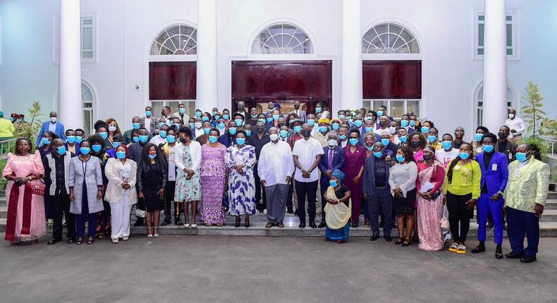 President Museveni met with Ugandan musicians last week