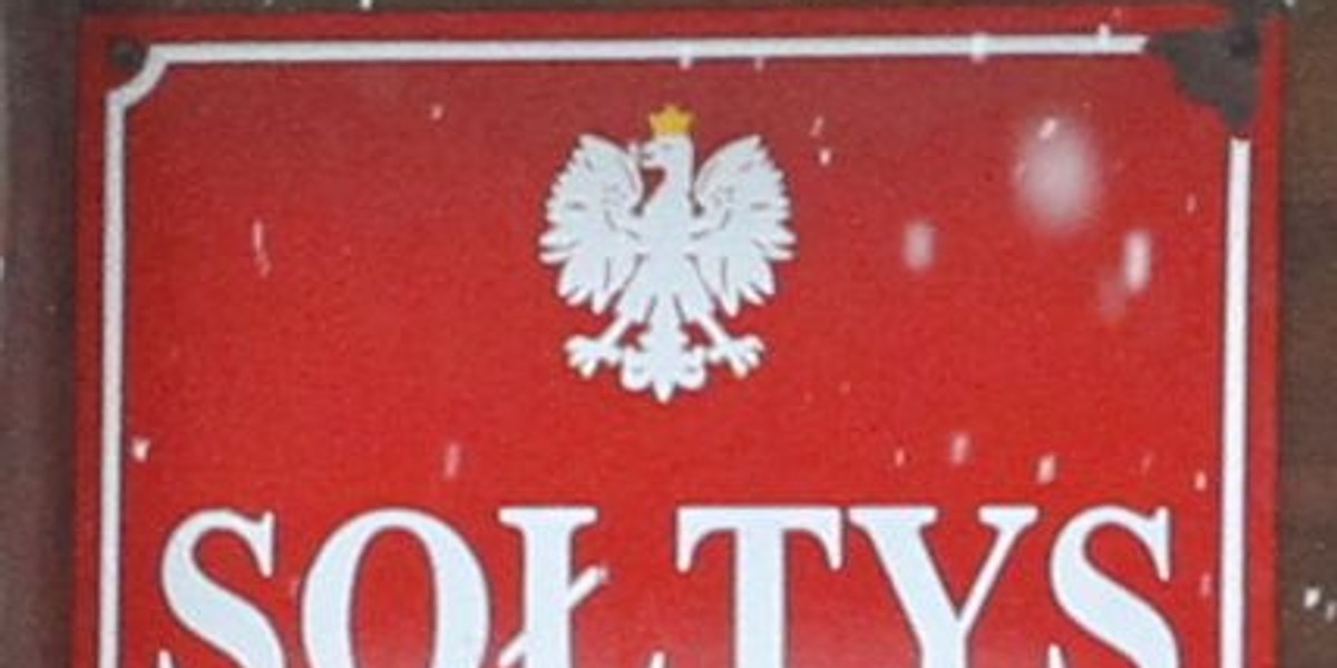 sołtys tabliczka