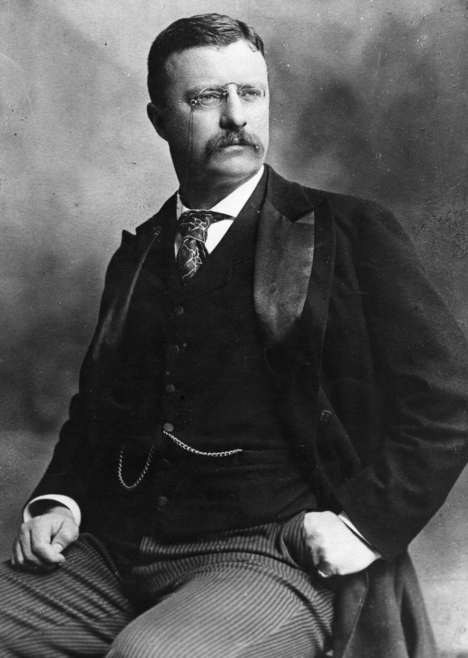 Ok. 1906. Theodore Roosevelt (1858-1919) - 26. prezydent USA