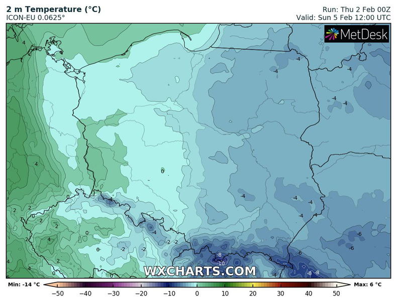 W weekend i na początku tygodnia, głównie na wschodzie, południu i w centrum, przez całą dobę będzie mroźno