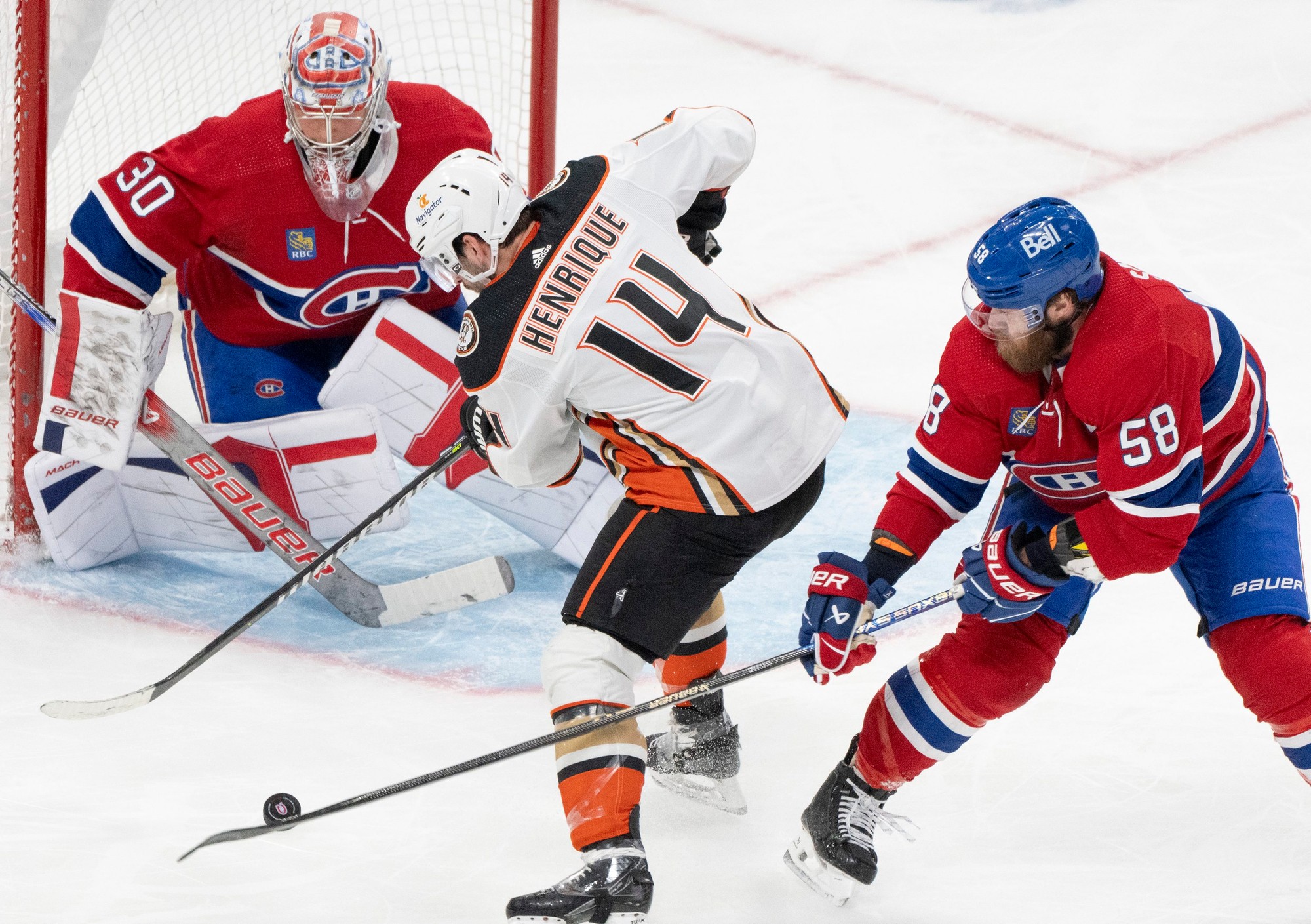 Zápas NHL: Montreal Canadiens - Anaheim Ducks.