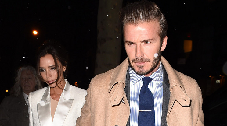 David Beckham és Victoria egy vacsoráról mentek haza nem túl vidáman New Yorkban / Fotó: Northfoto