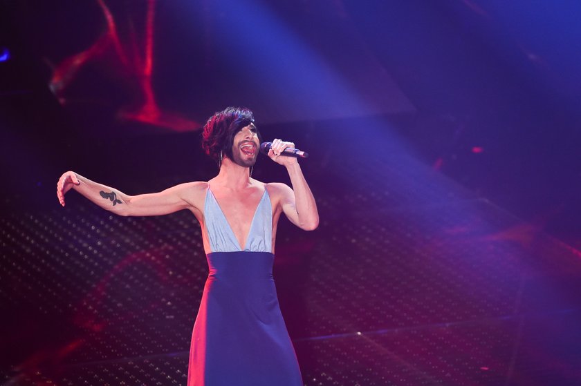 Conchita Wurst na festiwalu w San Remo