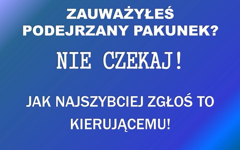 Pasażerowie, bądźcie czujni!