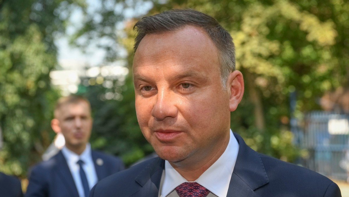 Jurczyce: Andrzej Duda odsłonił pomnik gen. Józefa Hallera