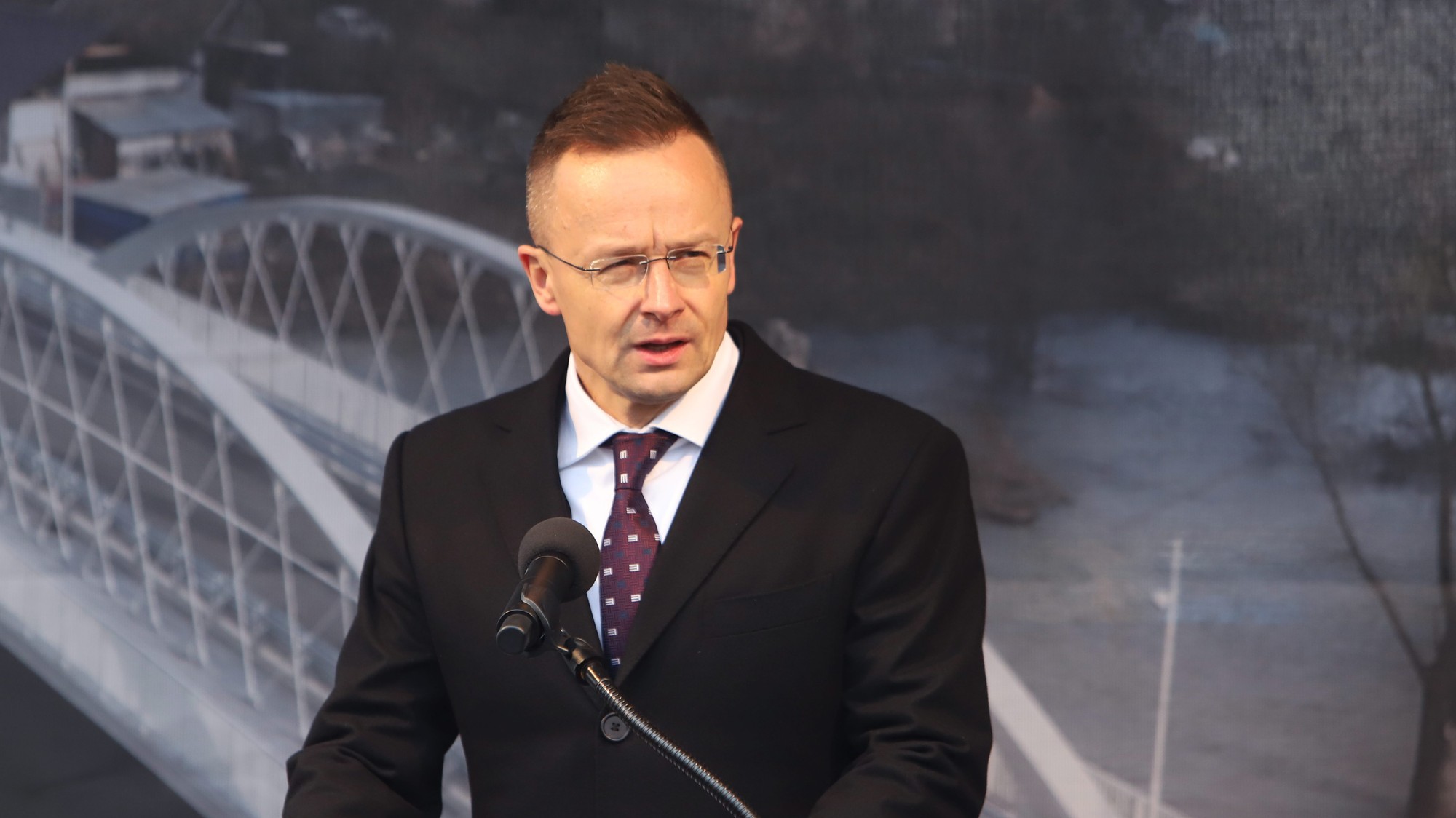 Maďarský minister zahraničných vecí Péter Szijjártó.