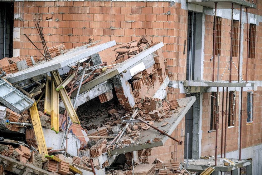 Zawalił się blok w Bielsku-Białej