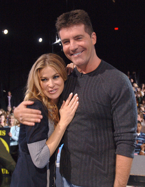 Simon Cowell i Carmen Electra