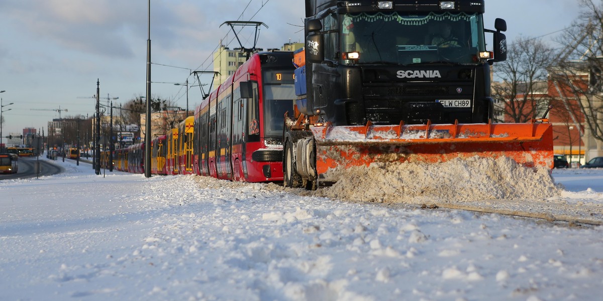 Łódź. Zima 2017