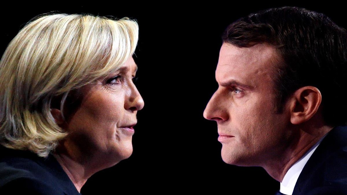 Marine Le Pen Emmanuel Macron Francja polityka